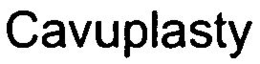 CAVUPLASTY trademark