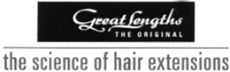GREAT LENGTHS THE ORIGINAL THE SCIENCE OF HAIR EXTENSIONS trademark