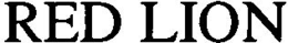 RED LION trademark