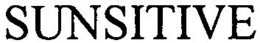 SUNSITIVE trademark