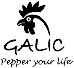 GALIC PEPPER YOUR LIFE trademark