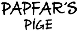 PAPFAR'S PIGE trademark