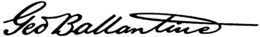 GEO BALLANTINE trademark