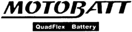 MOTOBATT QUADFLEX BATTERY trademark
