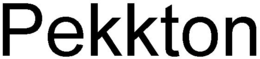 PEKKTON trademark