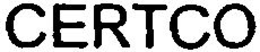CERTCO trademark