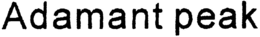 ADAMANT PEAK trademark