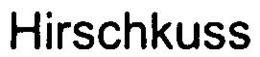 HIRSCHKUSS trademark