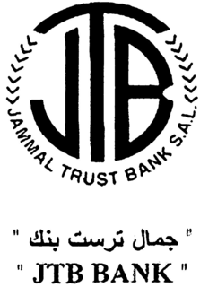 JTB JAMMAL TRUST BANK S.A.L. " JTB BANK " trademark