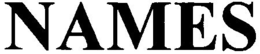 NAMES trademark