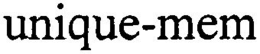 UNIQUE-MEM trademark