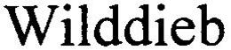 WILDDIEB trademark
