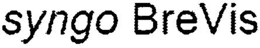 SYNGO BREVIS trademark
