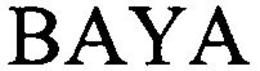 BAYA trademark