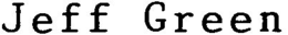 JEFF GREEN trademark