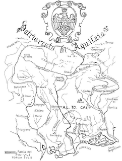 PATRIARCATO DI AQUILEIA, AL. TO. CAI., CADORINO, CIMOLAIS, POLCENIGO, TRIVIGIANO, LIVENZA, MEDUNA, PORCIA, CELLINA, CARGNA, VALVASONE, REGHENA, LEMENE, LATISANA, UDINE, R. FELLA RACCOLANA, PONTEBBA, MUZZANELLA, MARANO, CAMPOROSSO, TARVISA, PULFER, PULFERO, CIVIDALE, AQUILEIA, FORNO DI SOTTO, BELLUNESE, S. CROCE, F. PIAVE, PATRIA DEL, CAMPAGNA D'AVIANO, F. TAGLIAMANETO, AMARO, LAGO DI CAVAZZO, M. REALE, COSA, CONCORDIA, STELLA, TORRE, MARE ADRIATICO, ALPI GIULIE, VAL DI CHIAVERETO, CANALE DI SAN LEONARDO, F. NATISONE, L'ISONZO, GRADO, CONTADO DI GORITIA trademark