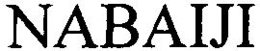 NABAIJI trademark