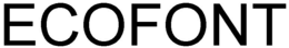 ECOFONT trademark