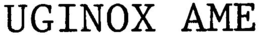 UGINOX AME trademark