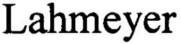 LAHMEYER trademark