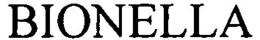 BIONELLA trademark