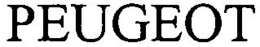 PEUGEOT trademark