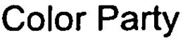 COLOR PARTY trademark