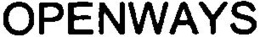 OPENWAYS trademark