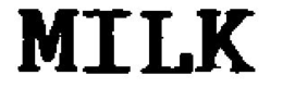 MILK trademark
