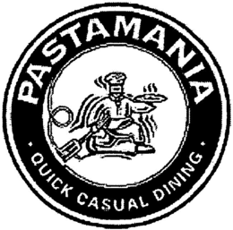 PASTAMANIA QUICK CASUAL DINING trademark