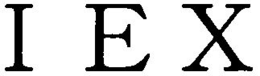IEX trademark