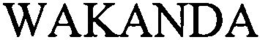 WAKANDA trademark