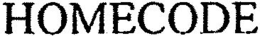 HOMECODE trademark