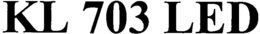 KL 703 LED trademark