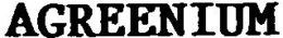AGREENIUM trademark