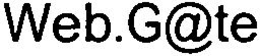 WEB.G@TE trademark