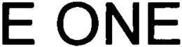E ONE trademark