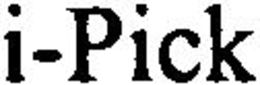 I-PICK trademark