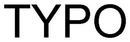 TYPO trademark