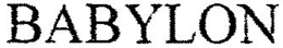 BABYLON trademark