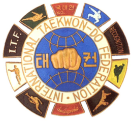 · INTERNATIONAL TAEKWON-DO FEDERATION RECOGNITION I.T.F. trademark