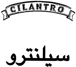 CILANTRO trademark