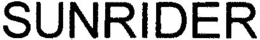 SUNRIDER trademark