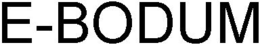 E-BODUM trademark