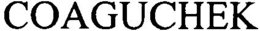 COAGUCHEK trademark