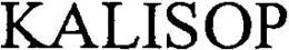 KALISOP trademark