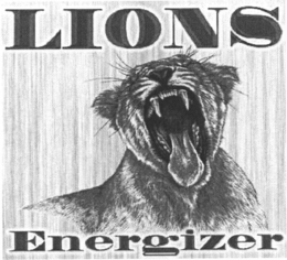 LIONS ENERGIZER trademark