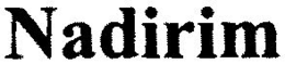 NADIRIM trademark