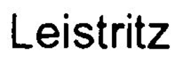 LEISTRITZ trademark