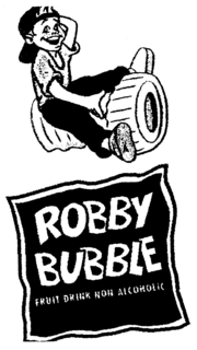 ROBBY BUBBLE FRUIT DRINK NON ALCOHOLIC trademark